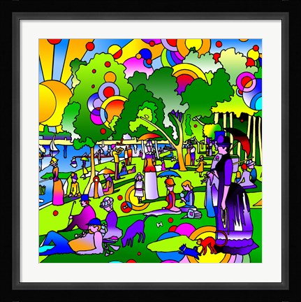 Framed Grande Jatte Print