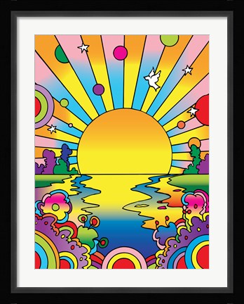 Framed Cosmic Sun Print