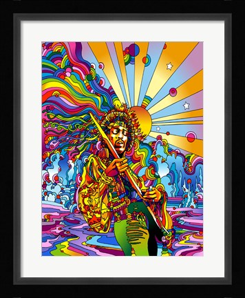 Framed Jimi Color Print