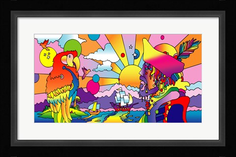 Framed Pirates Print