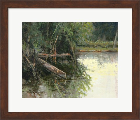 Framed Quiet Waters Print