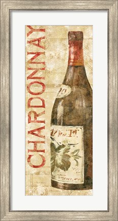 Framed Wine Stucco I Print