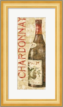 Framed Wine Stucco I Print