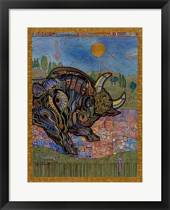 Framed Taurus Print