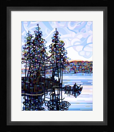 Framed Haliburton Morning Print