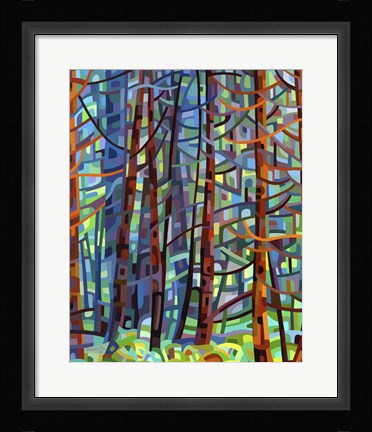 Framed In A Pine Forest Print