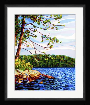 Framed View From Mazengah Print