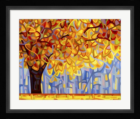 Framed October Gold Print