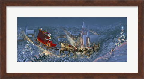 Framed Christmas Travelers 2 Print
