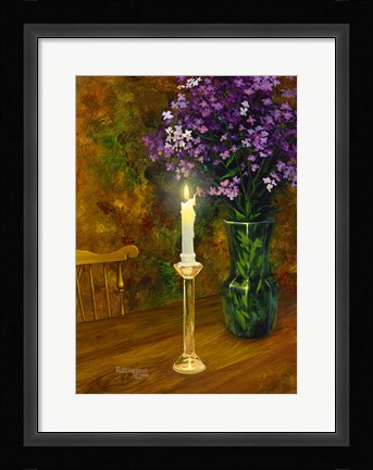 Framed Candle Print