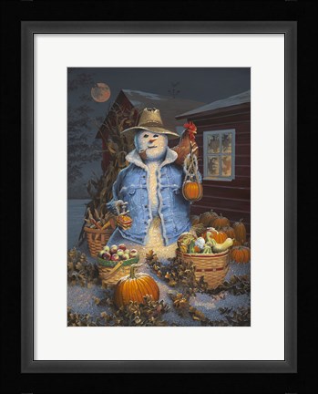 Framed Autumn Gathering Print