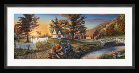 Framed Monday Morning Print