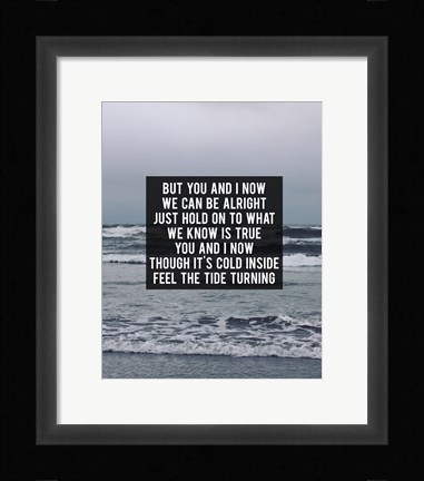 Framed Tide Print