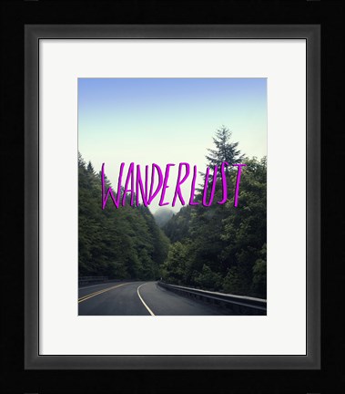 Framed Wanderlust Forest Print
