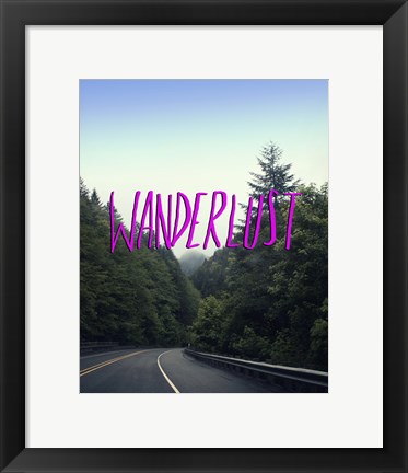 Framed Wanderlust Forest Print