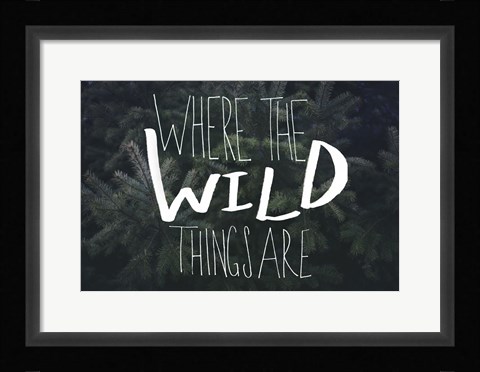 Framed Where the Wild Things Are Print