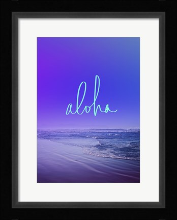 Framed Aloha Print