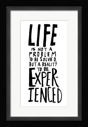 Framed Life Soren Print Print