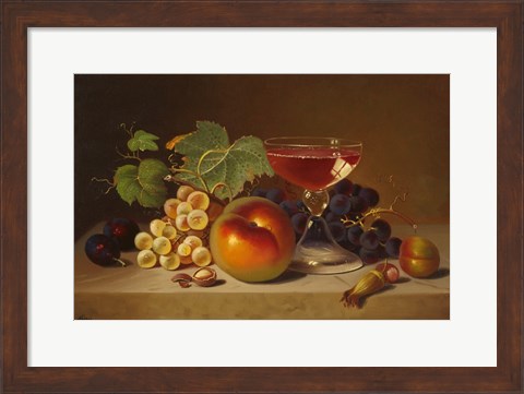 Framed Fruit and Cocktail Print