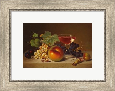 Framed Fruit and Cocktail Print