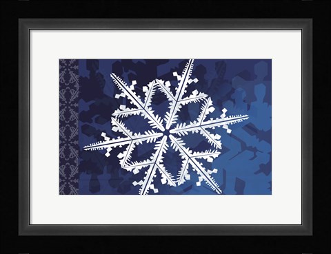 Framed Cristal de Glace II Print