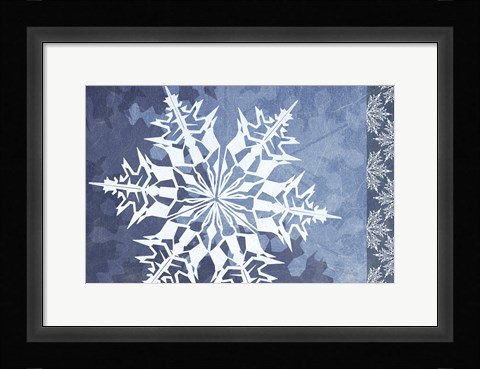 Framed Cristal de Glace III Print