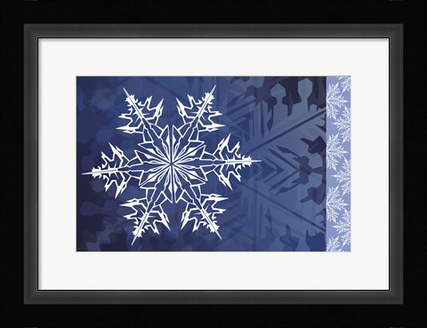 Framed Cristal de Glace IV Print