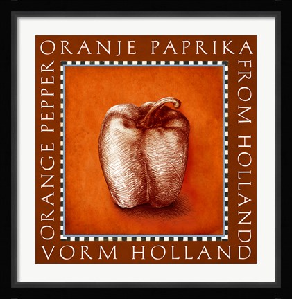 Framed Vegetable Classics I Print