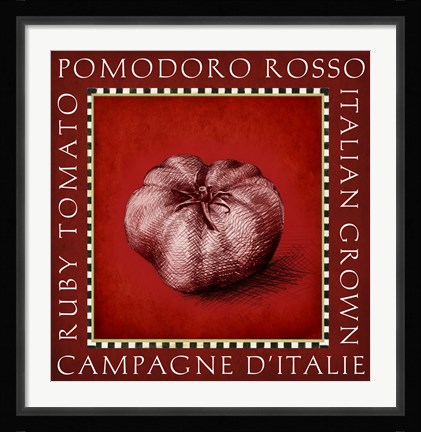 Framed Vegetable Classics II Print