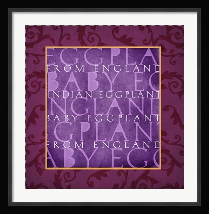 Framed Vegetable Classics IV Print