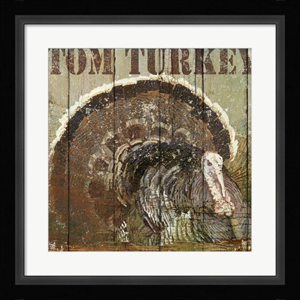 Framed Open Season Turkey Print