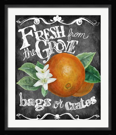 Framed Fresh from the Grove Print