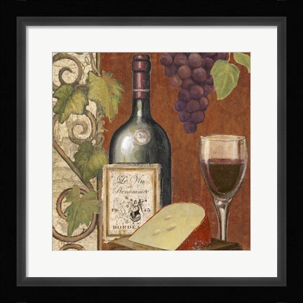Framed Wine and Cheese Tasting 4 Print