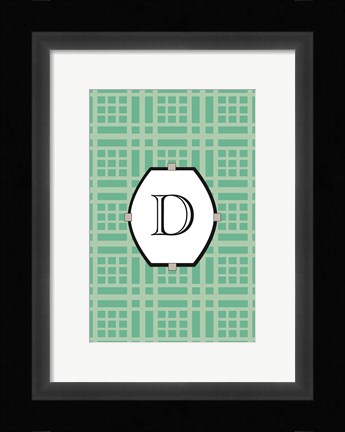 Framed Initials Pattern D Print