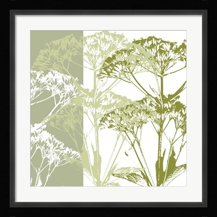 Framed Delicate Greens Print