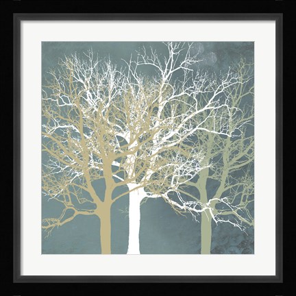 Framed Tranquil Trees Print