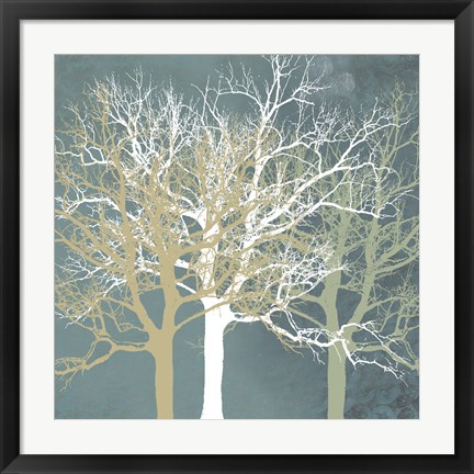 Framed Tranquil Trees Print
