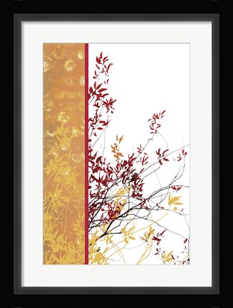 Framed Autumn Impasto Print