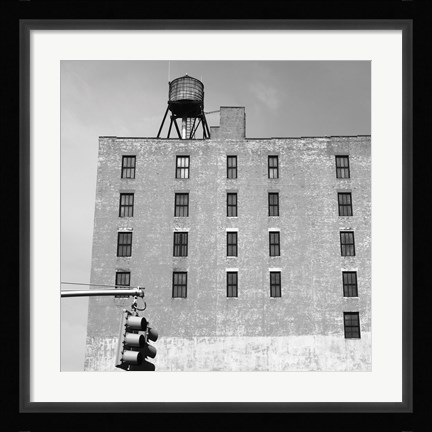 Framed Wall of Windows Print