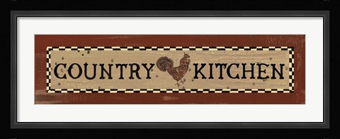 Framed Country Kitchen Print