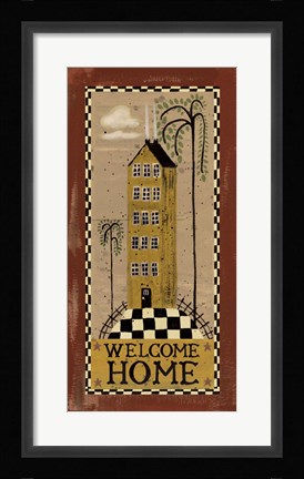 Framed Welcome Home Print