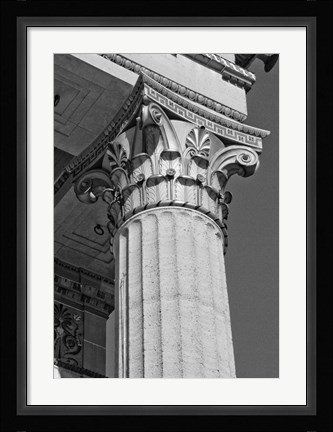 Framed Corinthian Column III Print