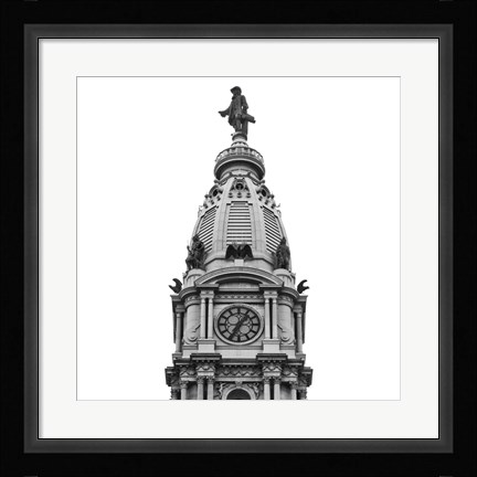 Framed City Hall Spire I Print