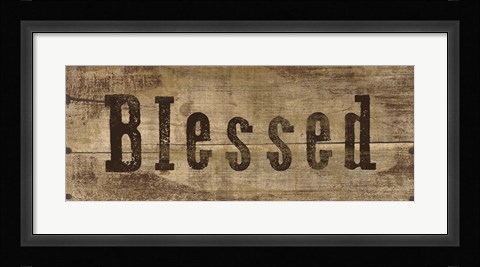 Framed Blessed Print