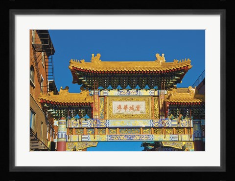 Framed Chinatown Arch Print
