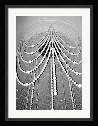 Framed Hanging Pearls Print