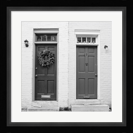 Framed Dual Doors Print