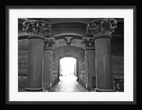 Framed Light at the End of the Tunnel Print