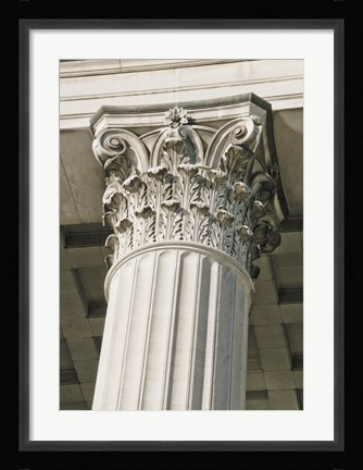 Framed Corinthian Column II (Color) Print