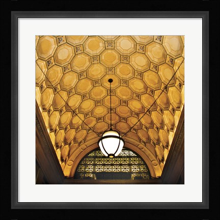 Framed Ceiling Detail (Color) Print